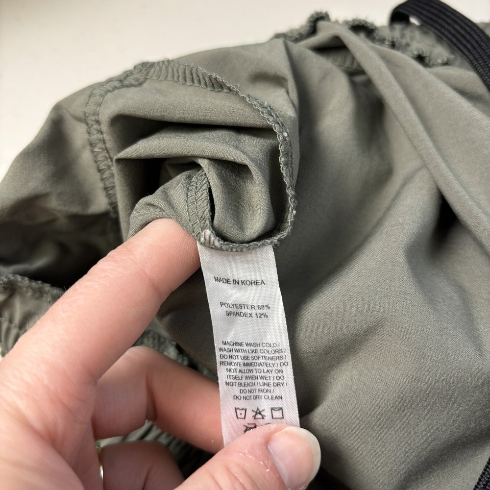 ASRV Mens Olive Green Jogger Pants Athleisure Workout Track Pants Size L - Picture 10 of 11